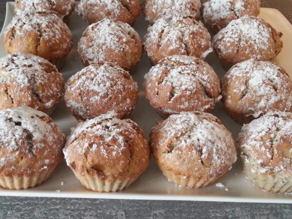 Bananen-Nuss-Muffins