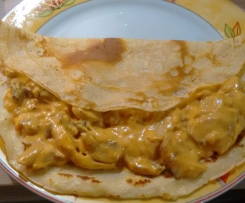 Champignonfüllung für Pfannkuchen