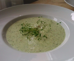 Cremige Kressesuppe