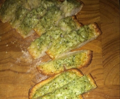 Carlo's Knoblauch-Käse-Brot