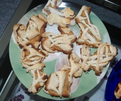 Süße Variation von Herzhafte Blätterteig Hasen vegetarisch