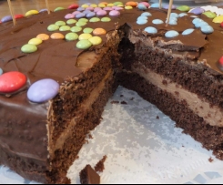 Schokoladen Buttercreme Torte