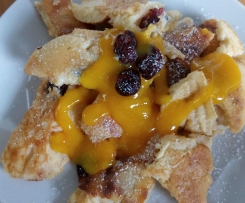 Kaiserschmarrn mit Canberries & Mangososse 