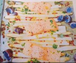 Ofenspargel mit Lachs