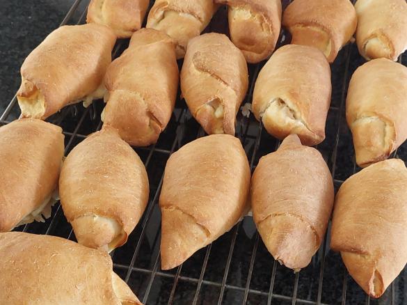 Pudding-Apfel-Hörnchen