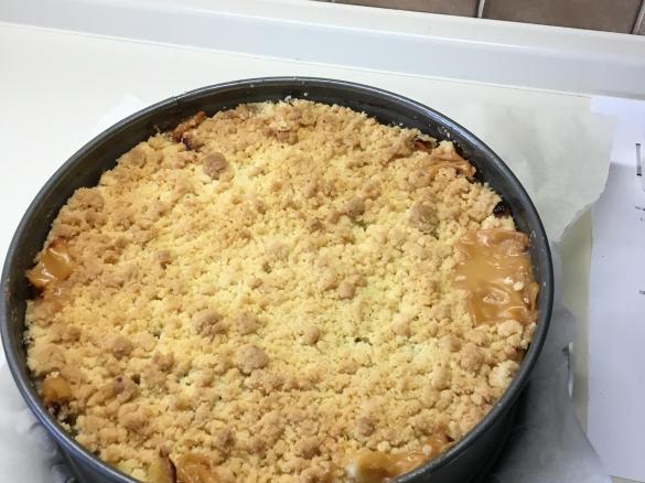 Variation Rhabarber-Streuselkuchen