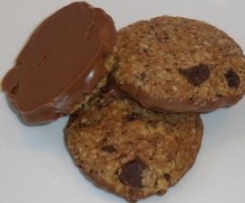 Schwedische dreifach-Schoko-Haferkekse (Chokladbegär)