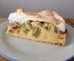 Rhabarber-Baiser-Kuchen - ohne Abziehen