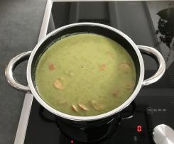 Erbsensuppe mit TK-Erbsen