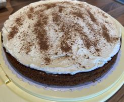 Kürbis-Kuchen mit Frischkäse-Topping