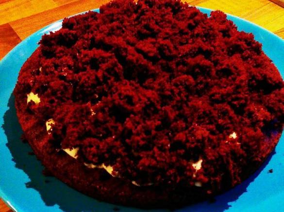 Maulwurfskuchen Boden im Varoma "gebacken"