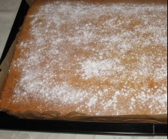 Kürbiskuchen, süß, Blech