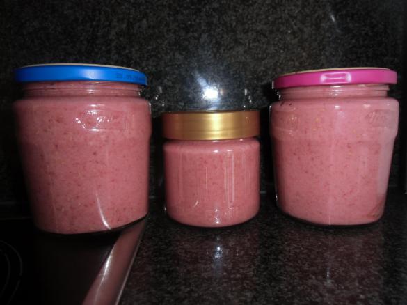 Himbeer-Bananen-Konfitüre