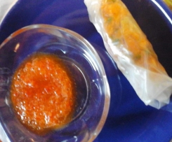 Reispäckchen vegan, Reis Röllchen,  Fingerfood, Sommerrollen