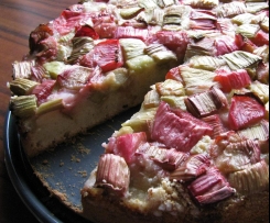 Rhabarberkuchen vegan