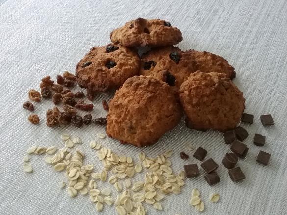 Apfel-Haferflocken-Cookies