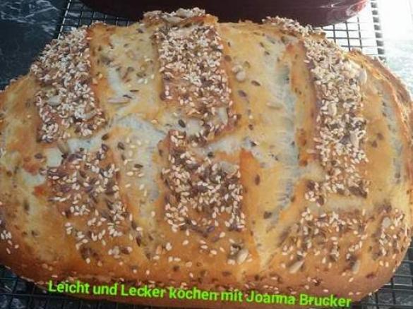 Joannas Quarkbrot mit Körnern