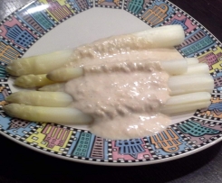 Die Sauce für Spargel, Thunfischsauce für Spargel