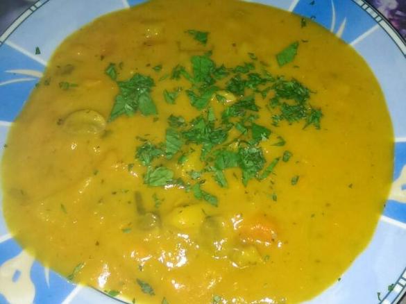 Süsskartoffel-Curry, fruchtig & vegan