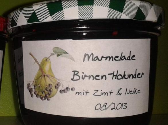 Birnen-Holunder-Marmelade