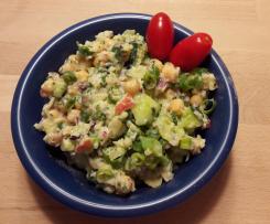 WW Kichererbsen-Gurken-Salat mit Avocado-Dressing