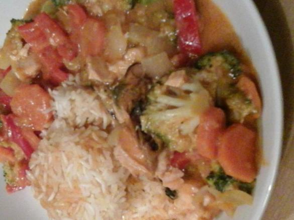 Thailändisches Fisch Curry 