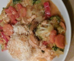 Thailändisches Fisch Curry 