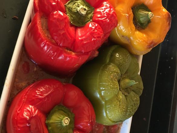 Gefüllte Paprika (Low Carb, Logi)