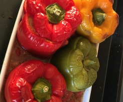 Gefüllte Paprika (Low Carb, Logi)