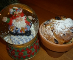 Mini - Panettone im Tontopf  " tolles Weihnachtsgeschenk " 