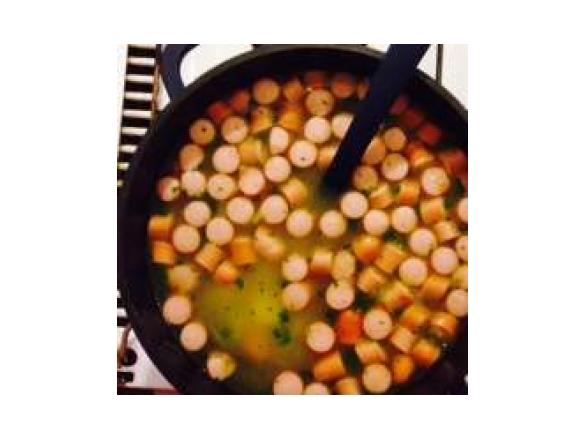 Klare Kartoffelsuppe