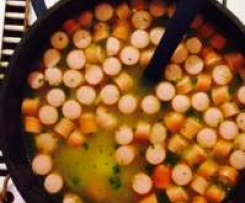 Klare Kartoffelsuppe