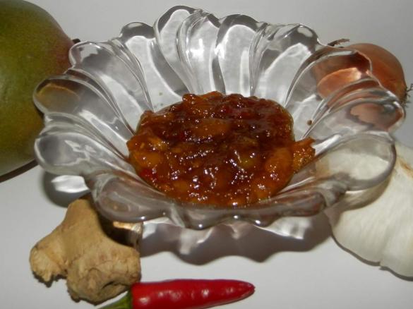 Originales Mango Chutney , Suess Scharf