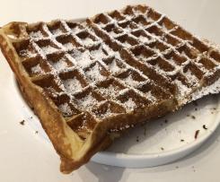 Fluffige Brüsseler Belgische Waffeln