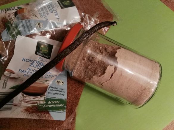 Vanillezucker mit Kokosblütenzucker