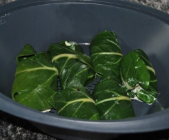 Gefüllte Mangoldröllchen