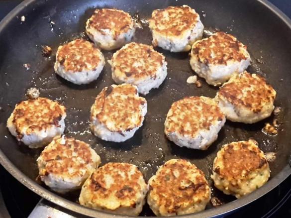 Leichte Fischfrikadellen