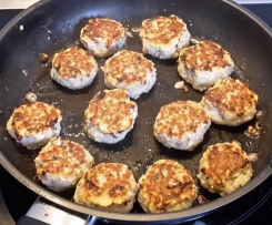 Leichte Fischfrikadellen