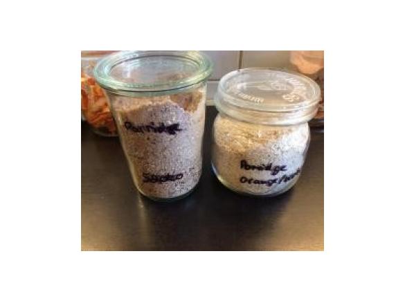 Porridge auf Vorrat im Glas!