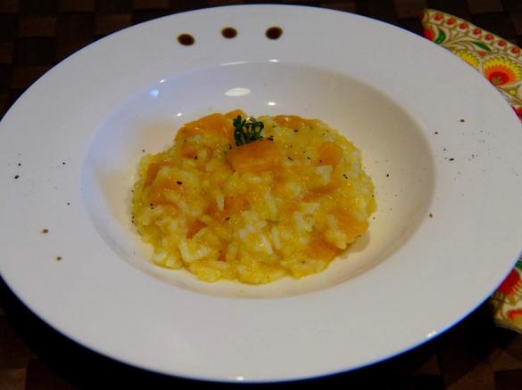 Kürbisrisotto