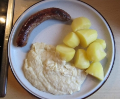 Wirsing, Kartoffeln und Bratwurst (wie bei Oma)