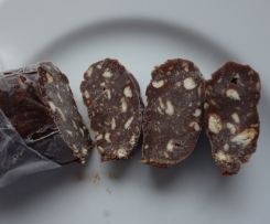 Variation Russische Schoko-Wurst: Сладкая колбаска