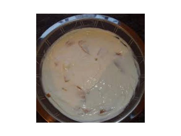 Pfirsich-Mascarpone-Creme