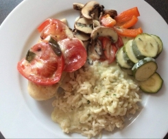 Hähnchenbrustfilet mit Basilikumsauce TM31