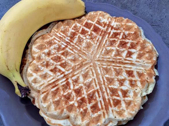 Bananenwaffeln, zuckerfrei
