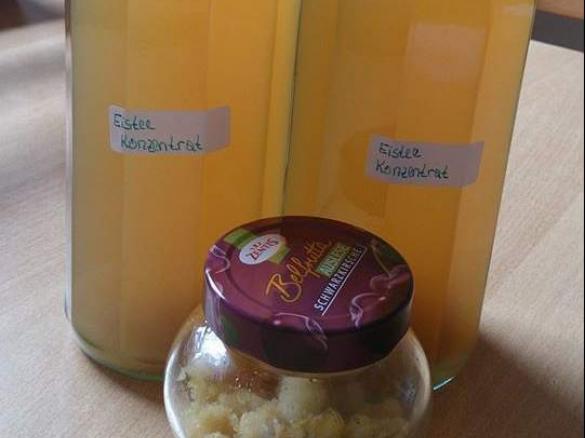 Grüner Eistee Zitronen Sirup und Zitronen Aroma 2 in 1 Rezept 