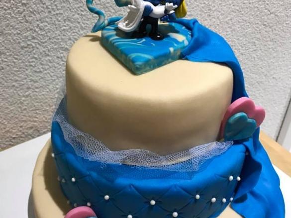 Giotto-Buttercreme zum befüllen von Fondant Torten