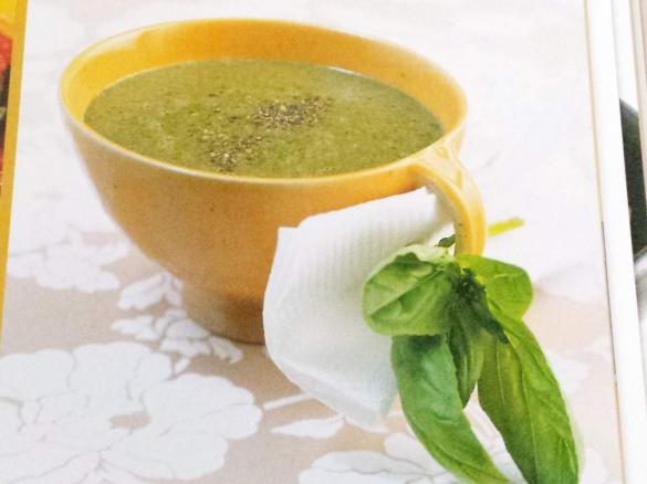 Basilikumcremesuppe mit weißen Bohnen | VEGAN | superschnell und gesund!!