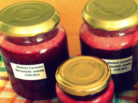 Himbeer Lavendel Marmelade -samtig-