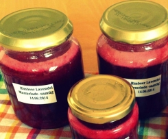 Himbeer Lavendel Marmelade -samtig-